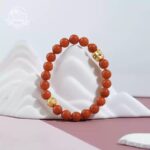 Szechuan material nanhong agate incense wood strings single circle six words of truth for the year bracelet female models