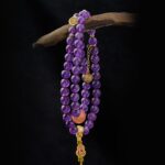 Amethyst bracelet 108 Buddha Beads Strings Female Nanhong Transfer Beads Rosary Finger Twist Literature Play-2