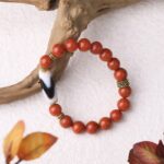 Nanhong tiger tooth dzi bead bracelet this year niche design single circle agate bead bracelet women gift