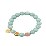 Jade Agate Strings Female Glutinous Seed Jade Rround Beads about 10mm Green Beads Bracelet