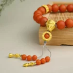 Baoshan Red Gold Hand-Held Rosary Buddha Beads Bracelet Female Bracelet-1