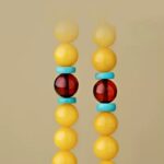 Beeswax Xiaoye Zitan 108 beads strings Buddha beads strings for men and women models rosary rosary playing disk play-2