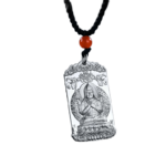 999 Pure Silver Buddha Pendant Necklace Men's This Year of the Dragon Year of Silver Jewellery This Life Buddha Necklace Female Models