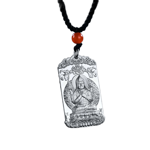 999 Pure Silver Buddha Pendant Necklace Men's This Year of the Dragon Year of Silver Jewellery This Life Buddha Necklace Female Models