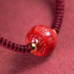 Cinnabar Red Rope Bracelet Men Women Lunar Year Dragon Hand String Beads Compilation Red Hand Rope Gift Jewellery-15