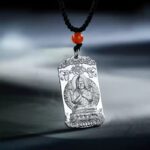 999 Pure Silver Buddha Pendant Necklace Men's This Year of the Dragon Year of Silver Jewellery This Life Buddha Necklace Female Models-1