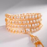 Pearl bracelet freshwater pearl strings for girlfriend gift hi spinning treasure amethyst rosary strings-1