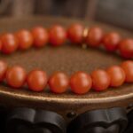 Baoshan nanhong persimmon red joy spinning treasure bracelet women's literature to play with the string of this year's transit beads-3