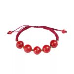 Cinnabar Red Rope Bracelet Men Women Lunar Year Dragon Hand String Beads Compilation Red Hand Rope Gift Jewellery-14