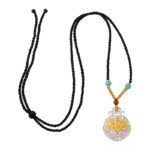 Fudo 925 Silver Pendant Necklace Men's and Women's Lunar New Year Collarbone Chain Tibetan Lanyard Jewellery Gift