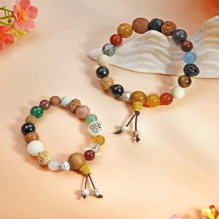 Eighteen Seeds Doppelganger Buddha Bead String Women's Bodhi Seed String Beads Bracelet Lunar New Year Transfer Beads