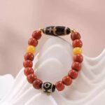 Chuan material nanhong agate vase dzi bead strings women's beads single loop bracelet transit beads-1