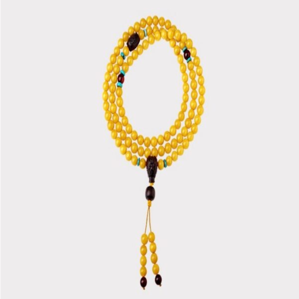 Beeswax Xiaoye Zitan 108 beads strings Buddha beads strings for men and women models rosary rosary playing disk play-4