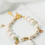 Yulan Fortune Pearl Bracelet Women's Hetian Jade Beaded Fortune Niche Bracelet-2