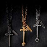 Vajra Kwonji Vajra Hammer Necklace Hip Hop Cuban Chain Trendy Men's and Women's Pendant