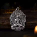 Zodiac Buddha Necklace 999 Pure Silver Pendant Men and Women Models of the Year of the Dragon Buddha Pendant Jewellery-5