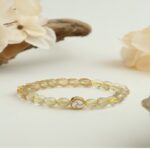 925 Silver Gold Hair Crystal Hi-Spinning Treasure Strings Men and Women's Lunar New Year Carrying Beads Citrine Strings-5