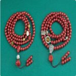 925 Silver Cinnabar Amber 108 Bead String Six Character Truth Necklace for Men and Women for the Year of the Snake-5