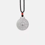 Eight Treasures Auspicious 999 Silver Pendant Necklace Men and Women Models This Year Tibetan Ethnic Style Collarbone Chain-5