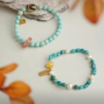 Turquoise strings female nanhong beeswax transfer beads dzi beads red agate multi-precious jade bracelet female-3