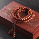 Huanghuali strings Xiaoye Zitan Buddha beads 108 pieces of cultural play cold men and women couple models bracelet-7