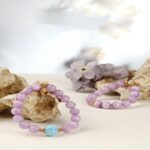 Amethyst Lithium Faixi Spinning Treasure String Haiyanite Women's Lunar New Year Transfer Beads Amethyst Peach Blossom Bracelet