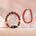 Chuan material nanhong agate vase dzi bead strings women's beads single loop bracelet transit beads-5