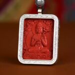 Lunar New Year Cinnabar Pendant Buddha Necklace Men's and Women's Lunar New Year Dragon Holiday Gift for Parents-7