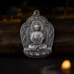 Zodiac Buddha Necklace 999 Pure Silver Pendant Men and Women Models of the Year of the Dragon Buddha Pendant Jewellery-7