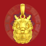 999 Gold Pendant Necklace Chinese Zodiac Dragon Men and Women's models for this birthday gift-8