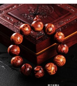 Huanghuali strings Xiaoye Zitan Buddha beads 108 pieces of cultural play cold men and women couple models bracelet-9