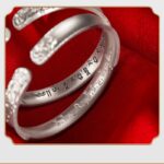 Six Words of Truth 999 Pure Silver Bracelet Female Sterling Silver Young Models Bracelet Open Bracelet Senior Sense of Silver Jewellery-7