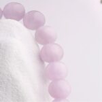 Flourishing dream shadow purple lithium Hui strings beeswax and field jade pearl women's hand accessories dream purple bracelet-8