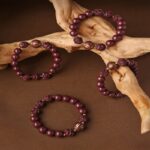 Purple Gold Sand Cinnabar Bracelet Hexagonal Fragrance Grey Six Character Truth Transfer Beads Men's and Women's Lunar New Year Bracelets-8