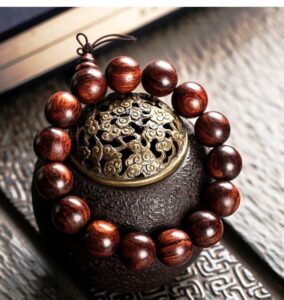 Huanghuali strings Xiaoye Zitan Buddha beads 108 pieces of cultural play cold men and women couple models bracelet