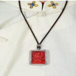 Lunar New Year Cinnabar Pendant Buddha Necklace Men's and Women's Lunar New Year Dragon Holiday Gift for Parents-11