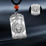 999 Pure Silver Buddha Pendant Necklace Men's This Year of the Dragon Year of Silver Jewellery This Life Buddha Necklace Female Models-10