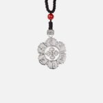 Eight Treasures Auspicious 999 Silver Pendant Necklace Men and Women Models This Year Tibetan Ethnic Style Collarbone Chain-11