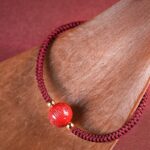 Cinnabar Red Rope Bracelet Men Women Lunar Year Dragon Hand String Beads Compilation Red Hand Rope Gift Jewellery-10