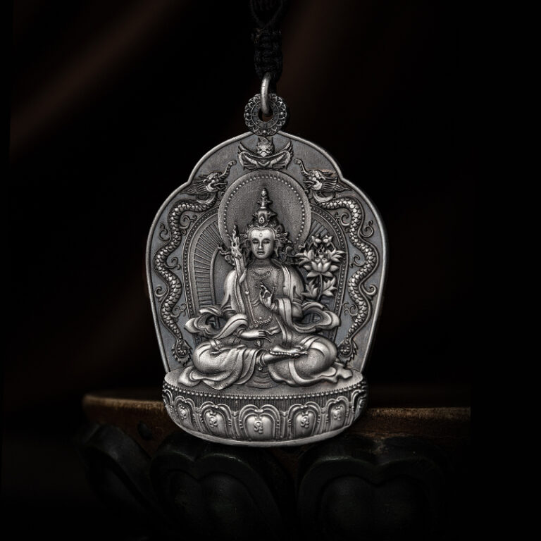 Zodiac Buddha Necklace 999 Pure Silver Pendant Men and Women Models of the Year of the Dragon Buddha Pendant Jewellery-13