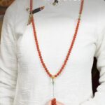 Baoshan Nanhong ice red 108 Buddha beads necklace beads strings women's multi-ring bracelet rosary strings-13