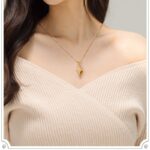 Silver Gold-Plated Conch Hanging Transit Beads Pendant Female 999 Silver Female Single Pendant Necklace Couple Accessories Pendant-14