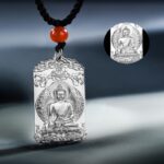 999 Pure Silver Buddha Pendant Necklace Men's This Year of the Dragon Year of Silver Jewellery This Life Buddha Necklace Female Models-16