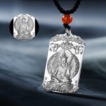 999 Pure Silver Buddha Pendant Necklace Men's This Year of the Dragon Year of Silver Jewellery This Life Buddha Necklace Female Models-17