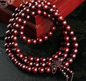 Huanghuali strings Xiaoye Zitan Buddha beads 108 pieces of cultural play cold men and women couple models bracelet-17