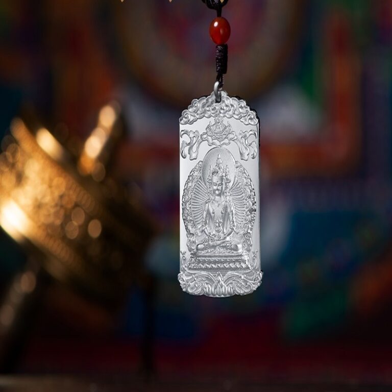 999 Pure Silver Buddha Pendant Necklace Men's This Year of the Dragon Year of Silver Jewellery This Life Buddha Necklace Female Models-22