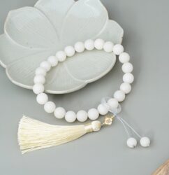 White Jade Bodhi String Tassel Handheld Rosary Buddha Beads 925 Silver Lucite Running Ring Bodhi Root Beads-1