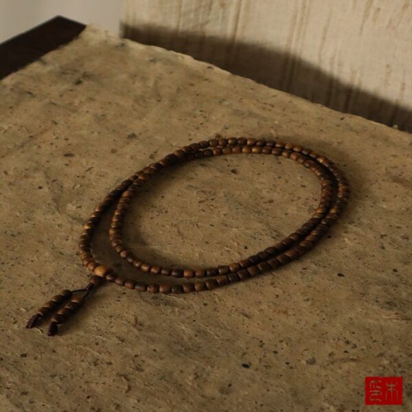 Incense Old Type Beads 108 Strings Natural Wood Handheld Rosary Rosary Literature and Jewellery-1