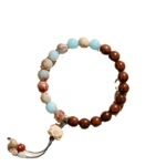 Shoushan Stone Bracelet Female Rosewood Peach Wood Lotus Flower Disc Play Bracelet Male Incense Wood Literature Play Buddha Bead String