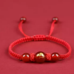 Year of the Dragon Red Rope Bracelet Men and Women Dragon Lunar New Year Hand-Woven Rope Rabbit Ox Horse Sheep Dog Amulet Hand Rope-3